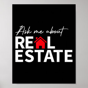 Real Anwesen Agent Funny Realtors Fragte Mich Poster