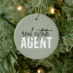 Real Anwesen Agent Geschenke für Realtor Keramik Ornament