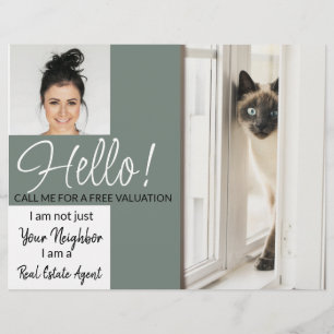 Real Anwesen Agent HELLO CARD - Flyer