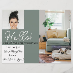 Real Anwesen Agent HELLO CARD - Flyer