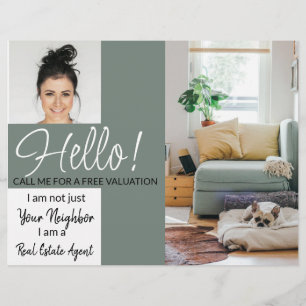 Real Anwesen Agent HELLO CARD - Flyer
