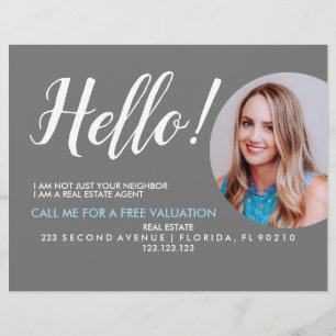 Real Anwesen Agent HELLO CARD - Flyer