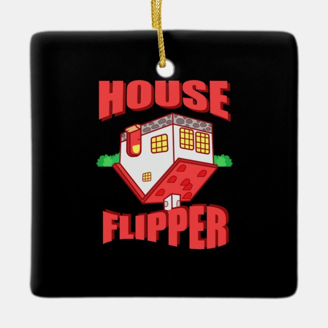 Real Anwesen Agent House Flipper Keramikornament (Vorderseite)