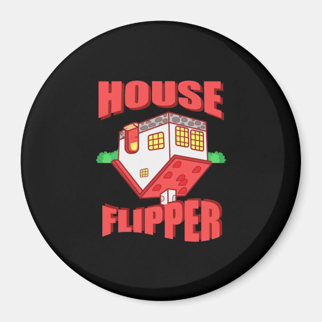 Real Anwesen Agent House Flipper Magnet (Vorne)