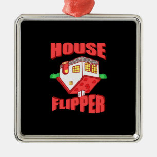 Real Anwesen Agent House Flipper Ornament Aus Metall