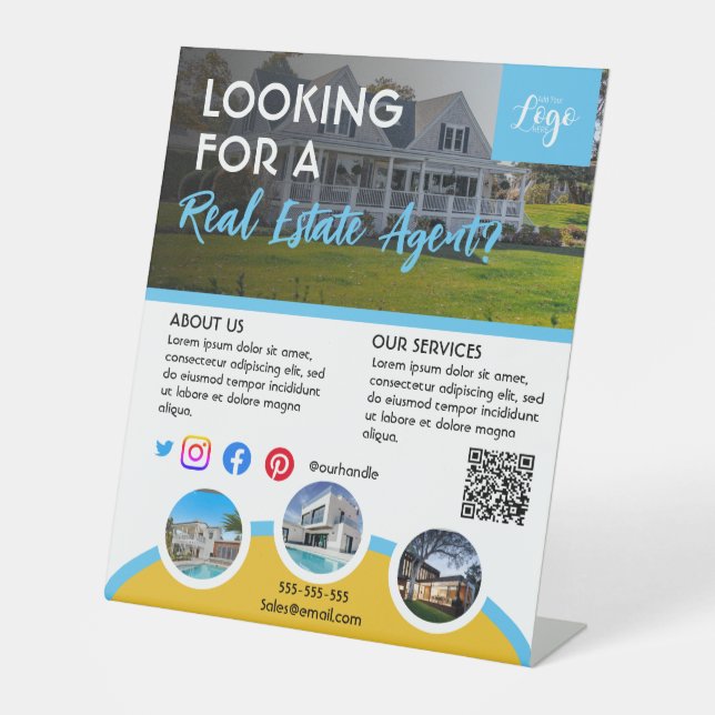 Real Anwesen Agent Offenes Haus zu verkaufen Flieg Sockelschild (Vorderseite)