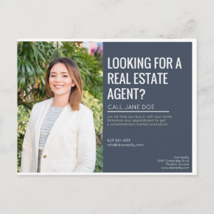 Real Anwesen Agent Postcard Werbeaktion Postkarte