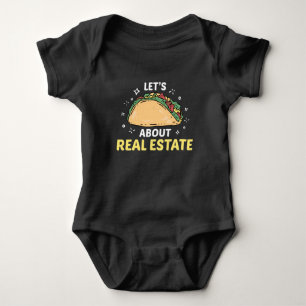 Real Anwesen Agent Taco Property Broker Feinschmec Baby Strampler