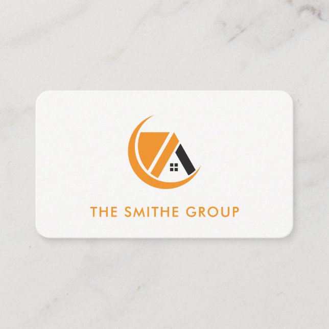 Real Anwesen Agent | ZUHAUSE | Investitionen in Im Visitenkarte (Vorderseite)