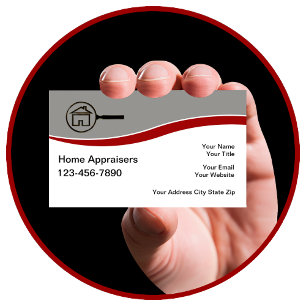 Real Anwesen Appraiser Business Cards Visitenkarte
