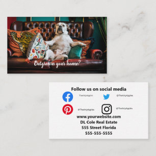 Real Anwesen auf die Bewertung der Referenzkarte Visitenkarte