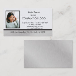 Real Anwesen Beruflich Add Foto und Logo Visitenkarte