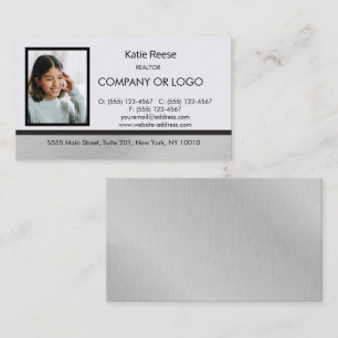 Real Anwesen Beruflich Add Foto und Logo Visitenkarte