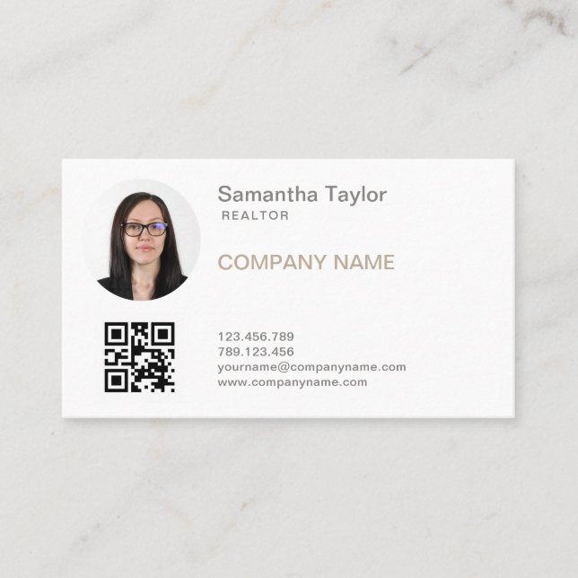 Real Anwesen Beruflich Einfügen oder Hinzufügen vo Visitenkarte (Vorderseite)