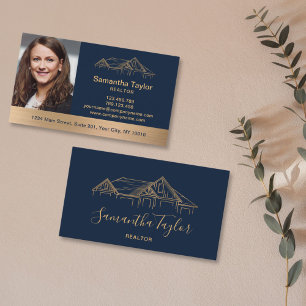 Real Anwesen Beruflich Foto hinzufügen Realtor B Visitenkarte