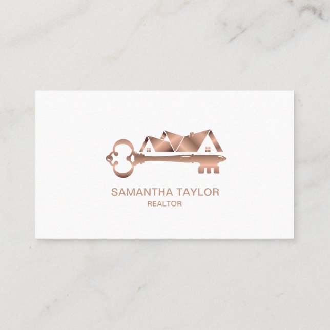 Real Anwesen Beruflich Foto und Logo hinzufügen Bu Visitenkarte (Rückseite)