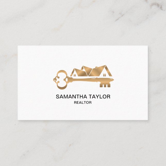 Real Anwesen Beruflich Foto und Logo hinzufügen Bu Visitenkarte (Rückseite)