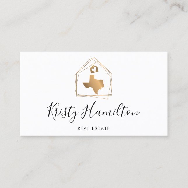 Real Anwesen berufliches Haus hinzufügen Visitenkarte (Vorderseite)