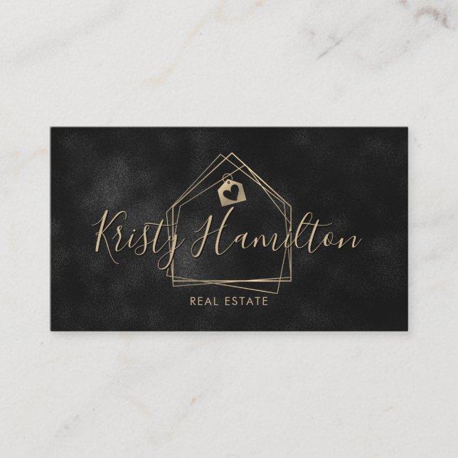 Real Anwesen berufliches Haus Immobilie Foto hinzu Visitenkarte (Vorderseite)