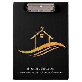Real Anwesen Black Gold House Kundenfirma Klemmbrett
