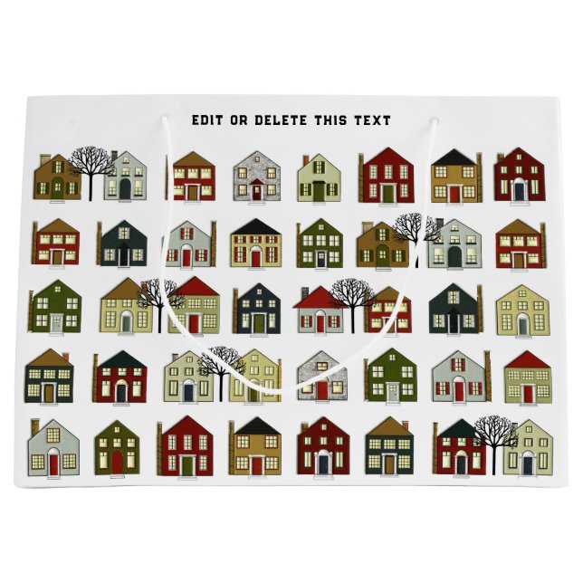 Real Anwesen Broker Große Geschenktüte (Vorderseite)