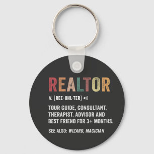 Real Anwesen Broker Realtor Funny Quote Schlüssela Schlüsselanhänger