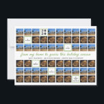 Real Anwesen Business Realtor 54 Foto Collage Feiertagskarte<br><div class="desc">Grußkarte für den Urlaub im Anwesen, die für die Weihnachtsfeiertage bestimmt ist. Es gibt 54 Fotovorlagen zum Hochladen von Zuhause-Verkaufs- und/oder Listings und 5 Textboxbereiche zum Personalisieren für Werbeaktion und Marketing. Fügen Sie ein Logo oder ein Foto auf der Rückseite (oder löschen Sie das Beispielbild, um leer verlassen) mit Ihrem...</div>