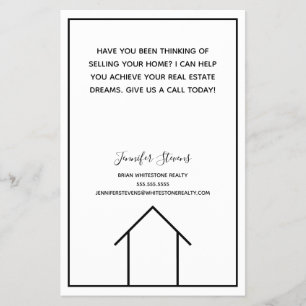 Real Anwesen Company Custom Realty Agent Marketing Flyer