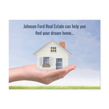 Real Anwesen Company House in Hand Foto Marketing