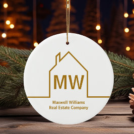 Real Anwesen Company Personalisiert Chic Gold Real Keramik Ornament