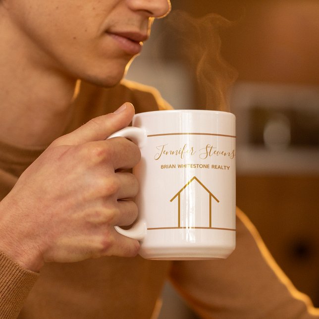 Real Anwesen Company Schönes Personalisiertes Gesc Kaffeetasse (Von Creator hochgeladen)