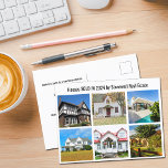 Real Anwesen Company Sold House Fotos Marketing Postkarte<br><div class="desc">Zeigen Sie Ihre verkauften Inserate in einer Foto-Collage auf dieser modernen Marketing-Postkarte und senden Sie sie an potenzielle Kunden in Ihrer Nähe. Passen Sie Ihren Firmennamen und Ihre Kontaktdaten auf der Rückseite Ihres Anwesen an. Zeichn neuen Kunden, indem du Zuhause-Fotos von den Häusern zeigst, die du dieses Jahr als Händler...</div>