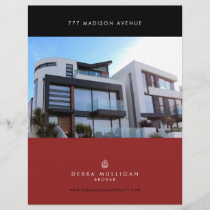 Real Anwesen Feature Sheet Eleganter benutzerdefin