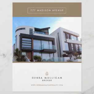 Real Anwesen Feature Sheet Eleganter benutzerdefin