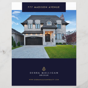 Real Anwesen Feature Sheet Eleganter benutzerdefin