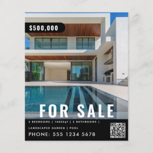 Real Anwesen for Sale Promotion House Listing Flyer