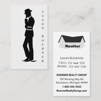 Real Anwesen Foto Business Card Visitenkarte