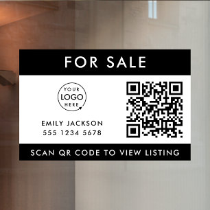 Real Anwesen   Für den Verkauf von QR-Code-Listing Fensteraufkleber