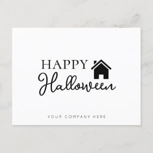 Real Anwesen Happy Halloween Postkarte