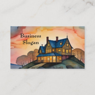 Real Anwesen House Business Card Visitenkarte
