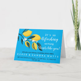 Real Anwesen Lemon Sommer Pop von Karte