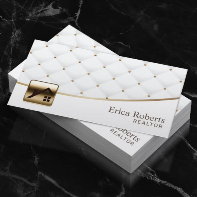 Real Anwesen Luxus gequilt Beruflicher Agent Visitenkarte (Von Creator hochgeladen)
