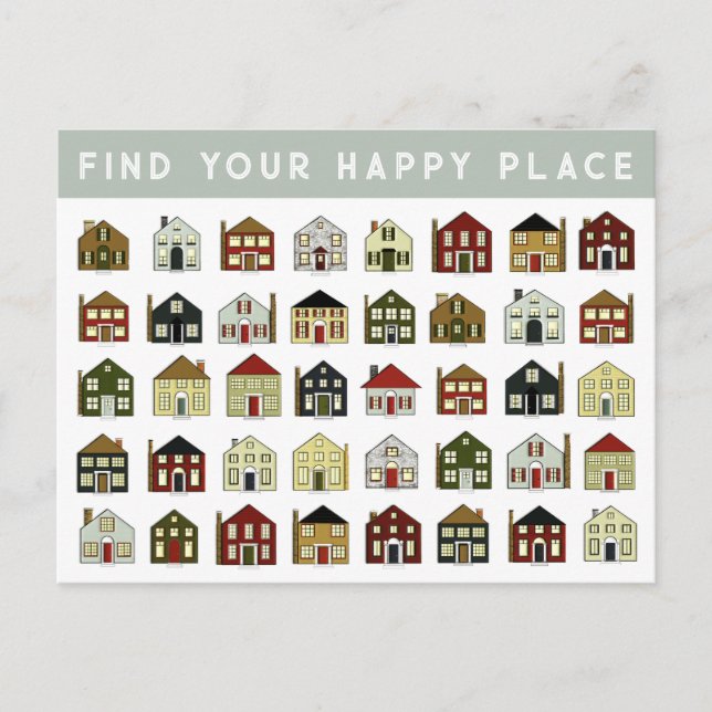 Real Anwesen Marketing Postkarte (Vorderseite)