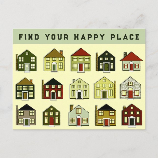 Real Anwesen Marketing Postkarte (Vorderseite)