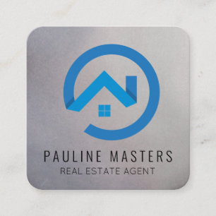 Real Anwesen Modern Logo Terminkarte