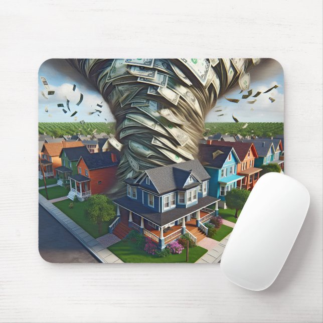 Real Anwesen Money Tornado Mousepad (Mit Mouse)