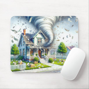 Real Anwesen Money Tornado Mousepad