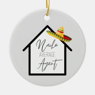 Real Anwesen Nacho Durchschnitt Agent Keramik Ornament