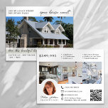 Real Anwesen Open House lädt Fotos QR Code ein Flyer<br><div class="desc">Mit diesem beruflichen Flyer laden Sie potenzielle Käufer zu Ihrem Open House-Event ein</div>