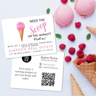 Real Anwesen Open House Scoop Pop per Postkarte